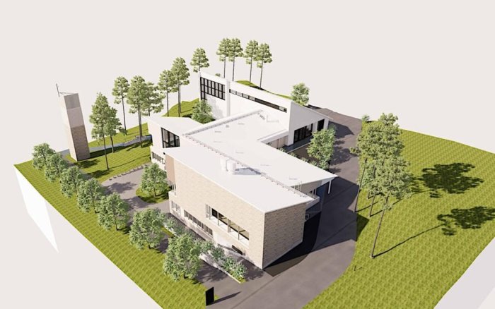 Hirvensalon uusi seurakuntakeskus